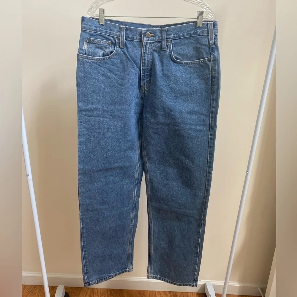 Carhartt vintage relaxed fit jeans 2014 medium wash 36x32